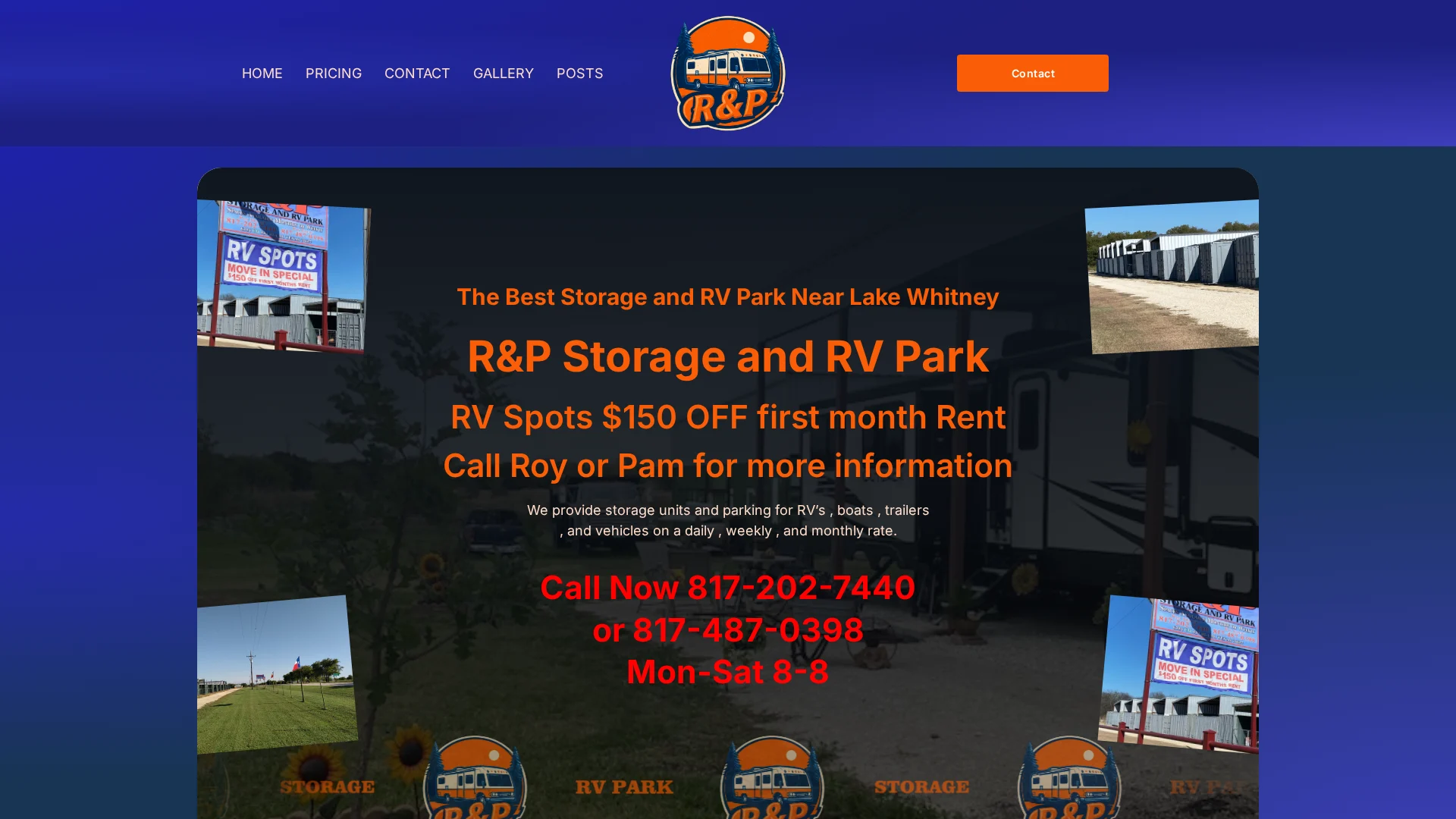 Boat Storage Near Lake Whitney